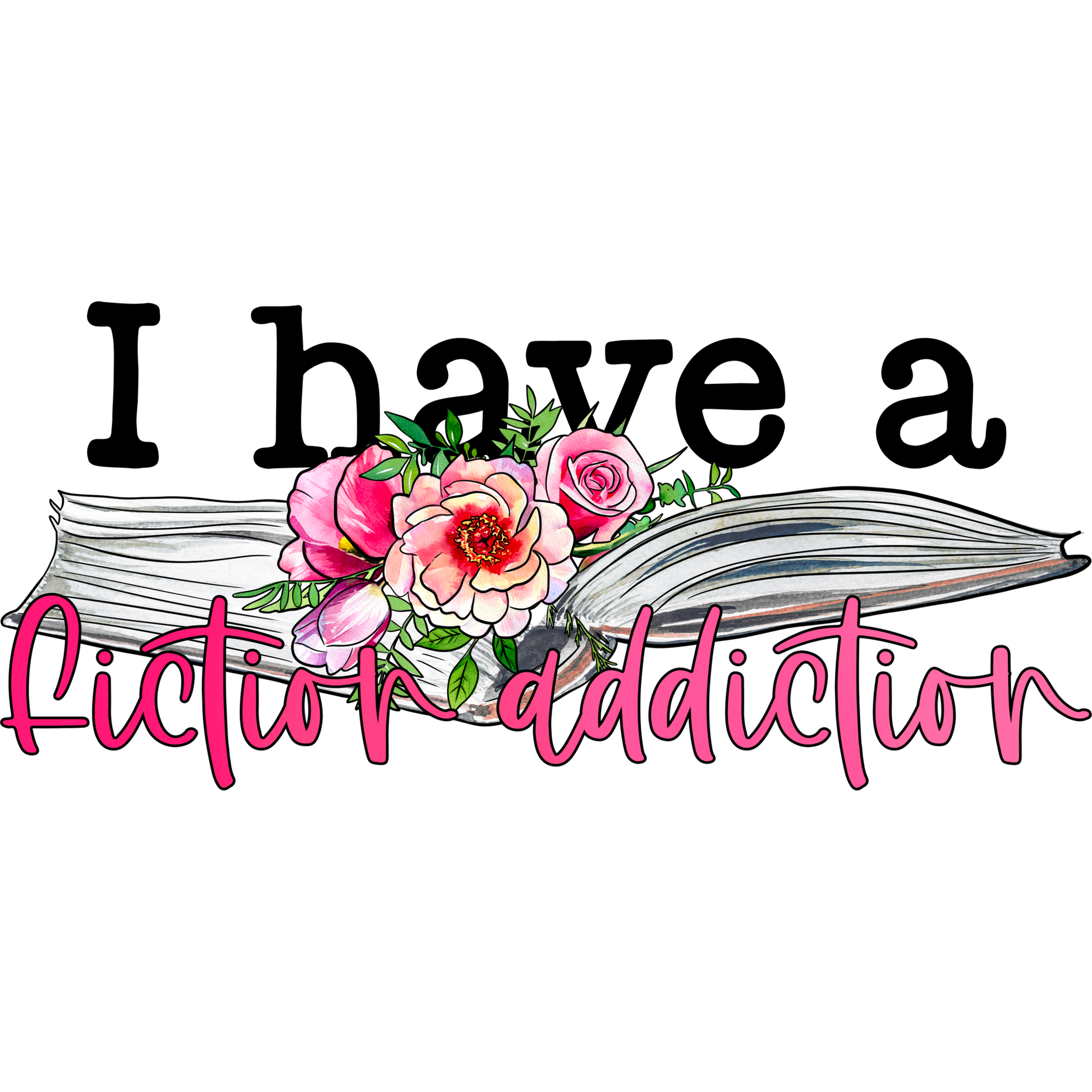 I have a fiction addiction decorative product