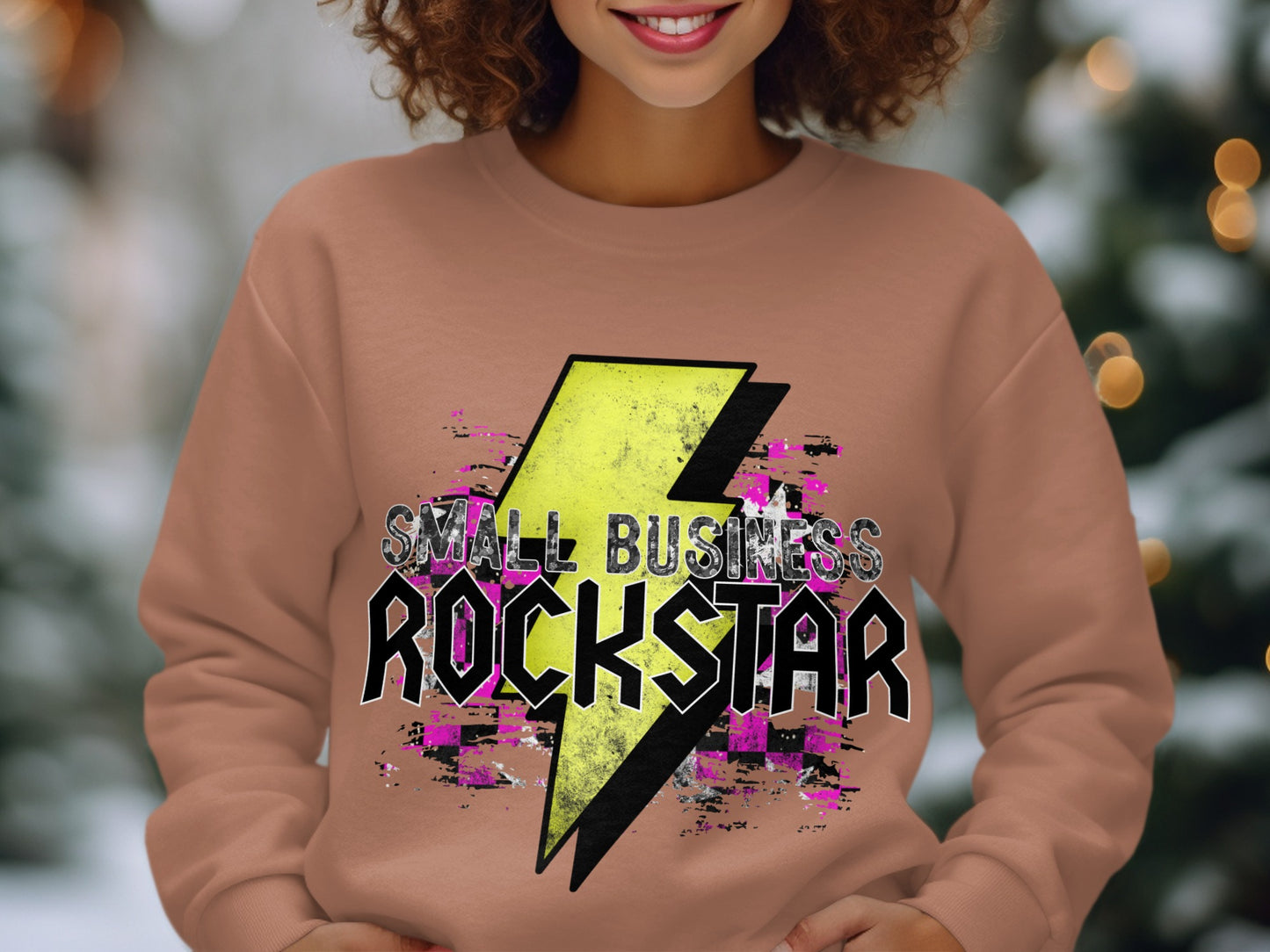 Small Business Rockstar Graphic Sweatshirt