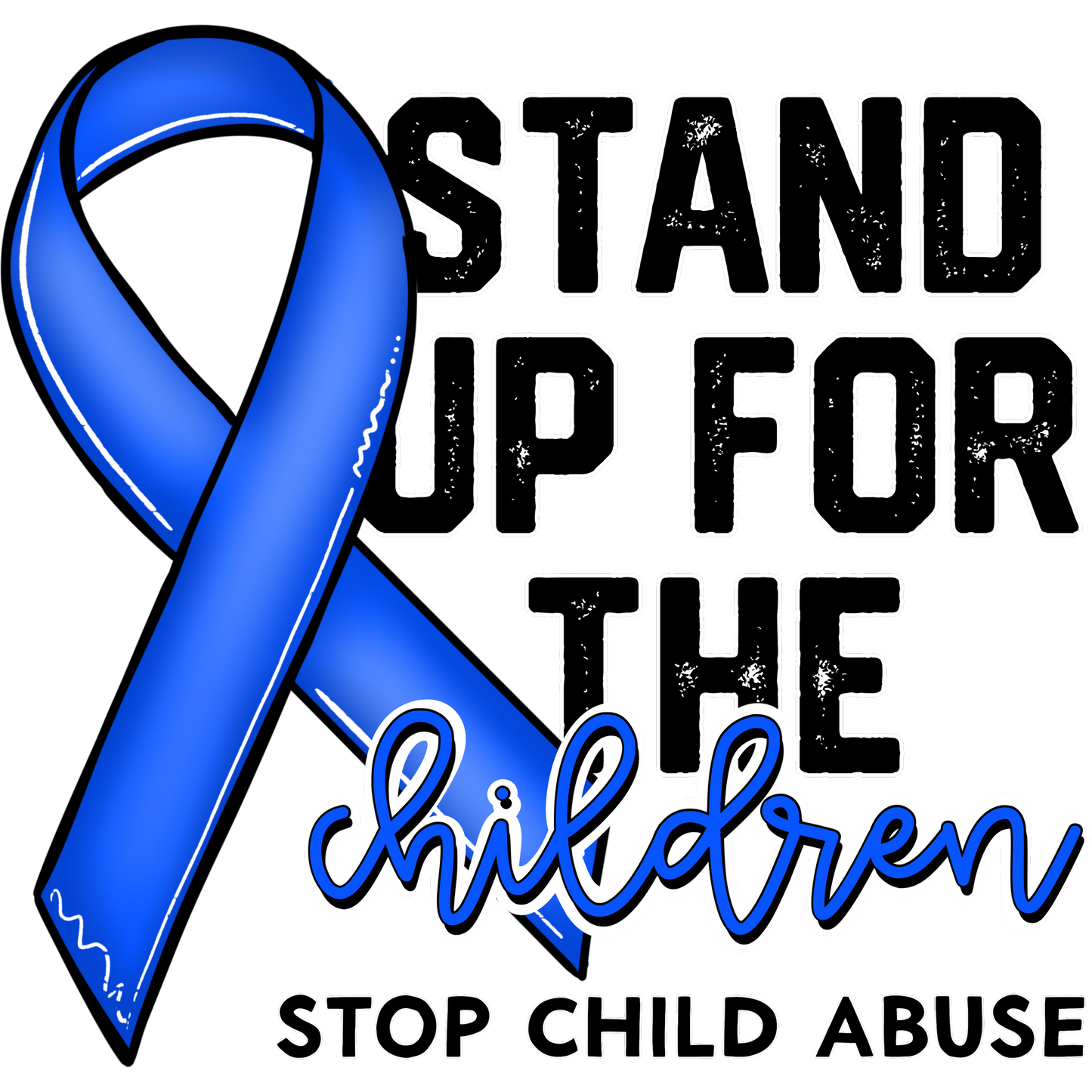 Stand Up For The Children Stop Child Abuse Design