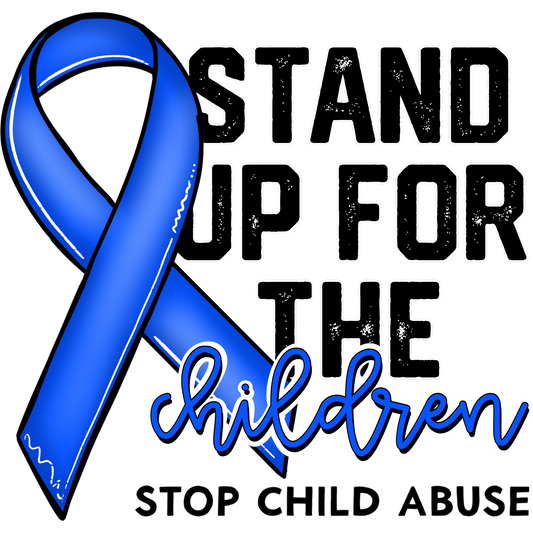 Stand Up For The Children Stop Child Abuse Design