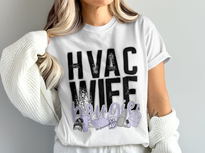 HVAC Wife Bougie Graphic T-shirt