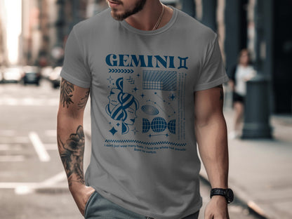 GEMINI II Zodiac Graphic Tee with Unique Designs