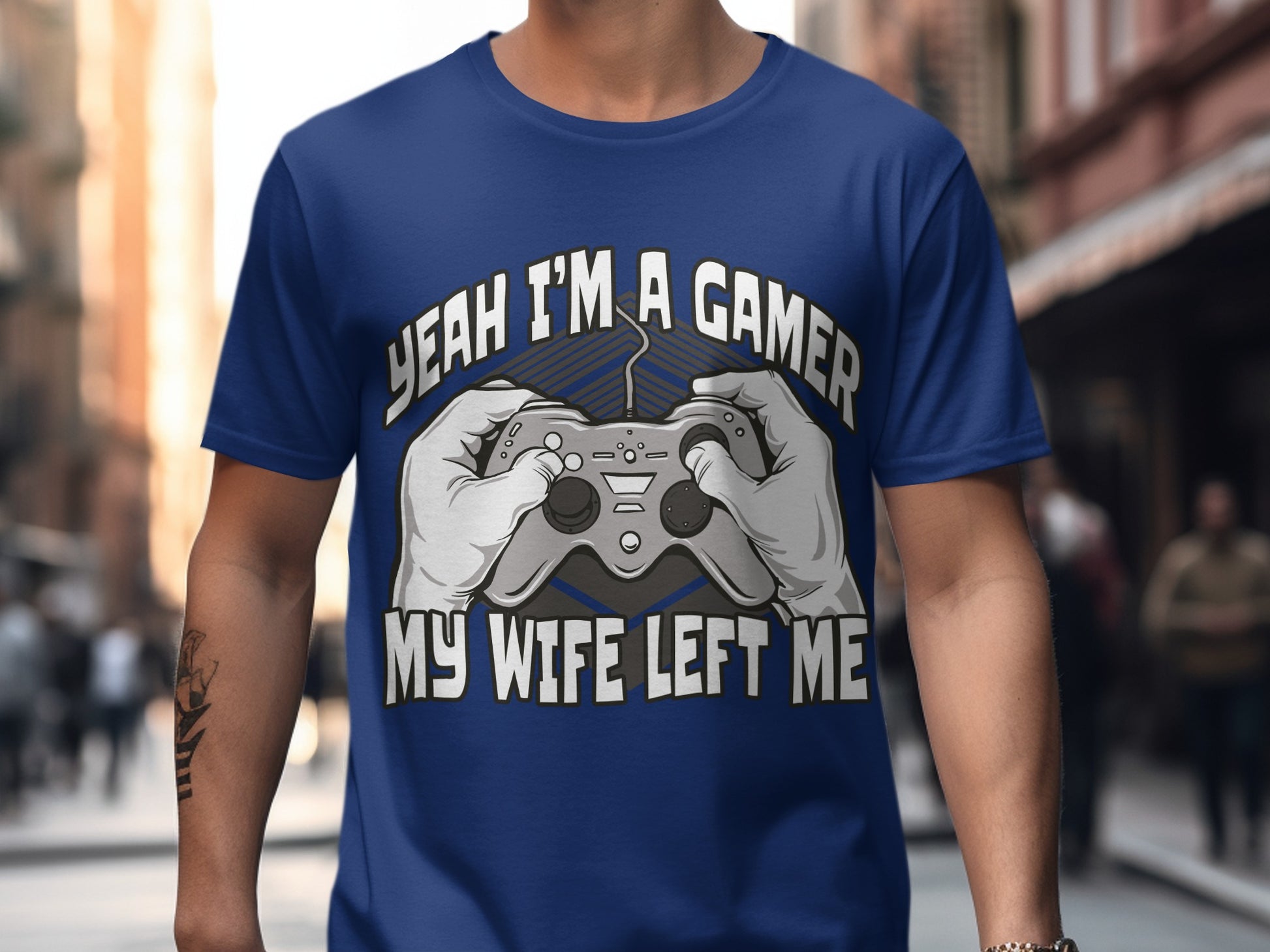 Yeah I'm a Gamer My Wife Left Me T-Shirt