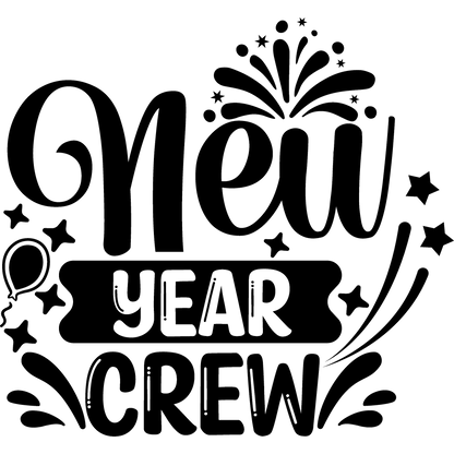 Celebrate with New Year Crew Festive Decor Product