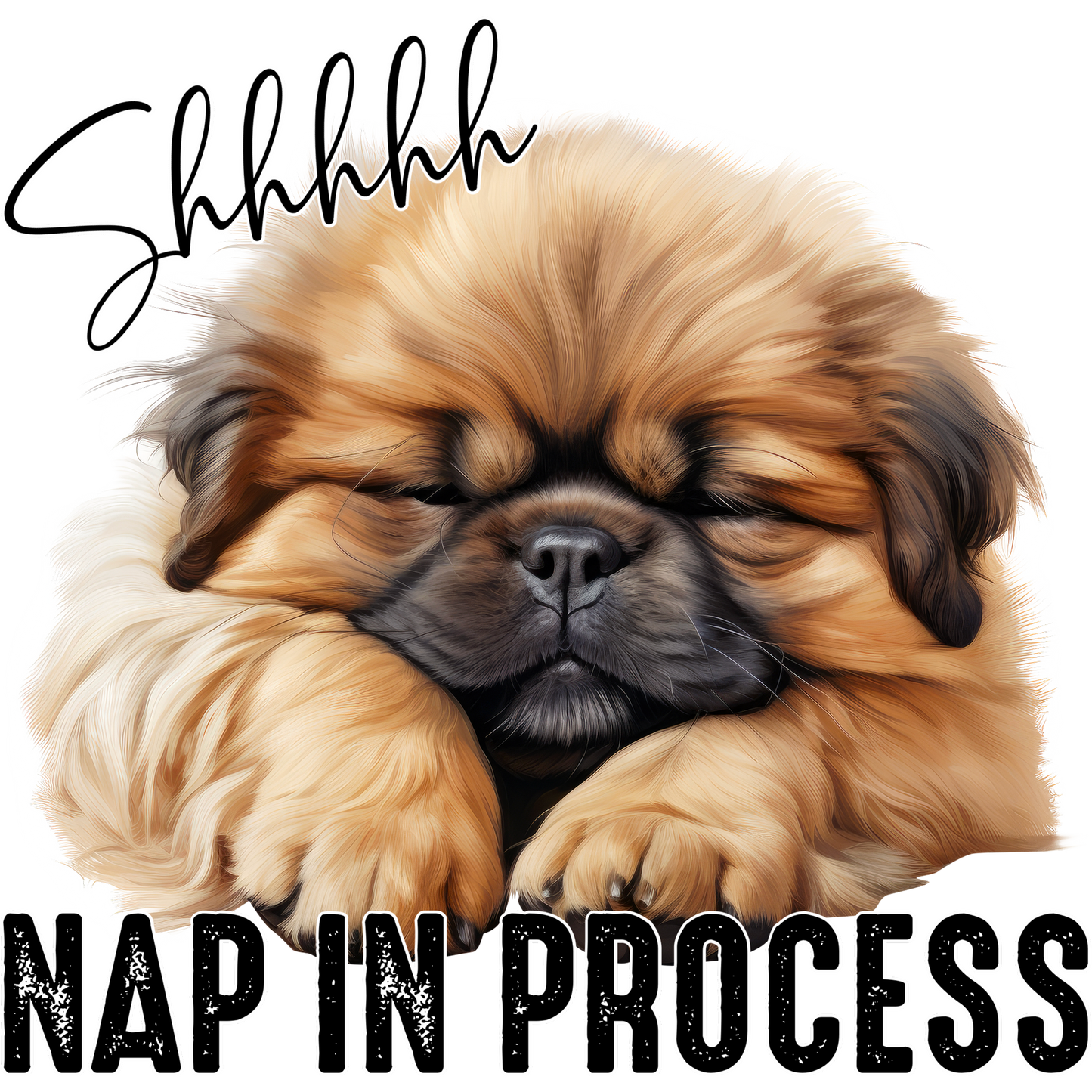 Shhhhh Nap in Process Adorable Puppy Design product