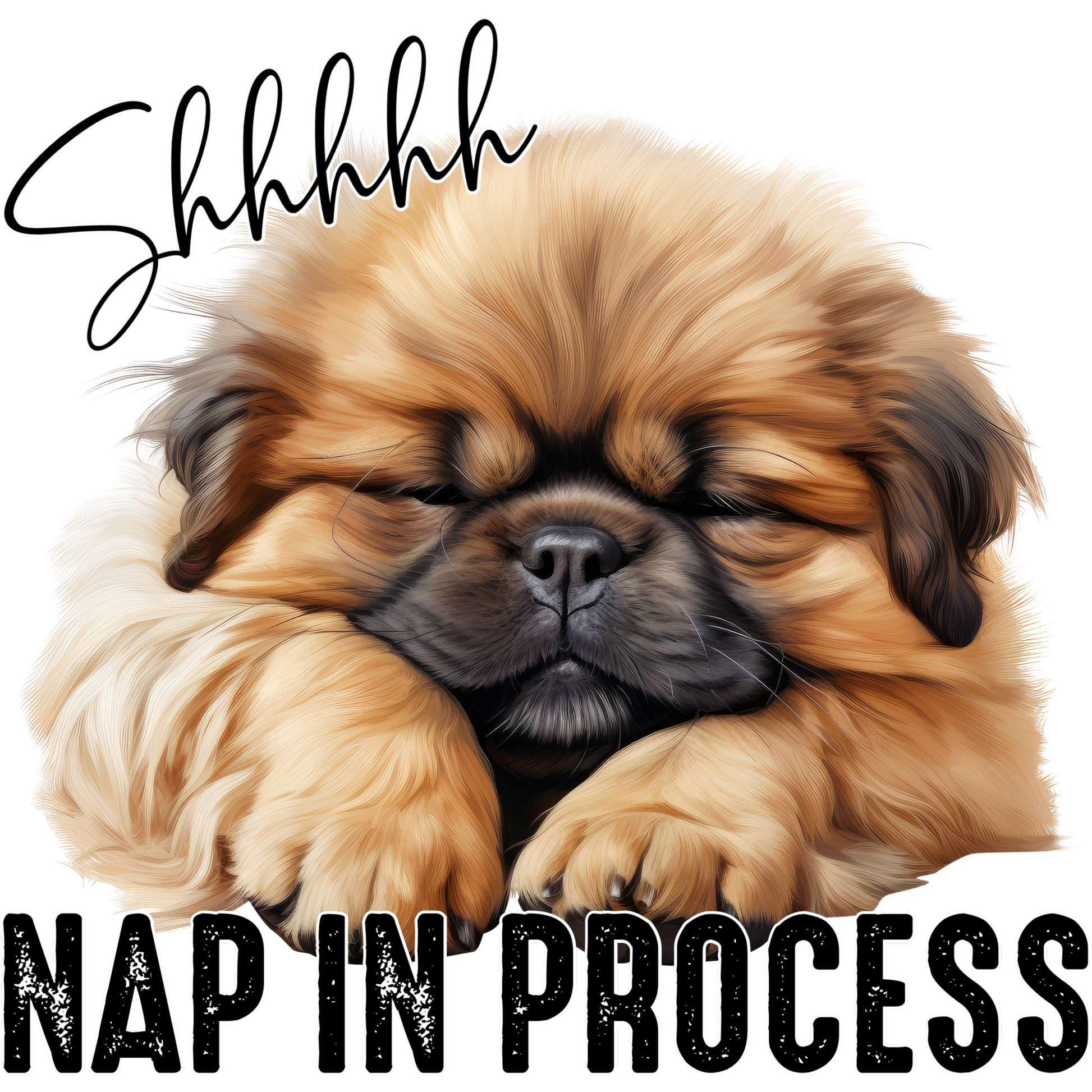 Shhhhh Nap in Process Adorable Puppy Design product