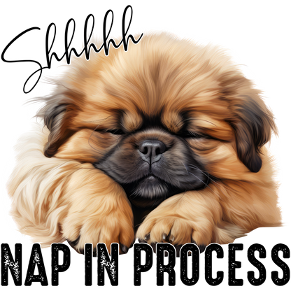 Shhhhh Nap in Process Adorable Puppy Design product