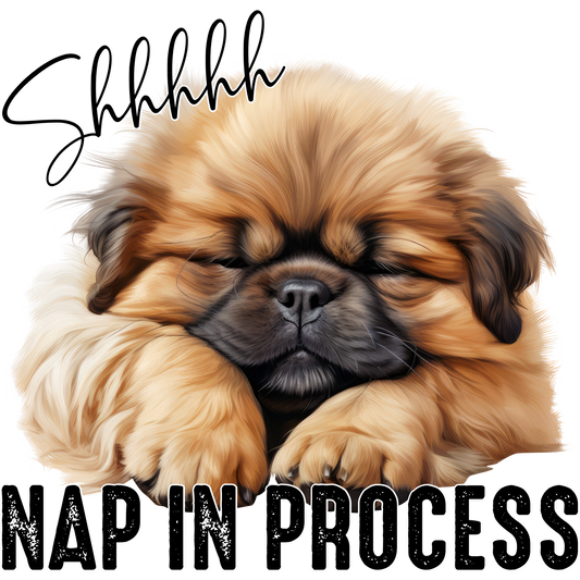Shhhhh Nap in Process Adorable Puppy Design product