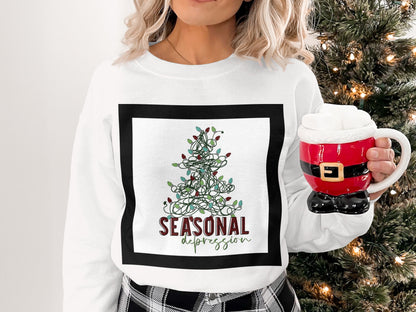 Seasonal Depression Holiday Themed Sweatshirt
