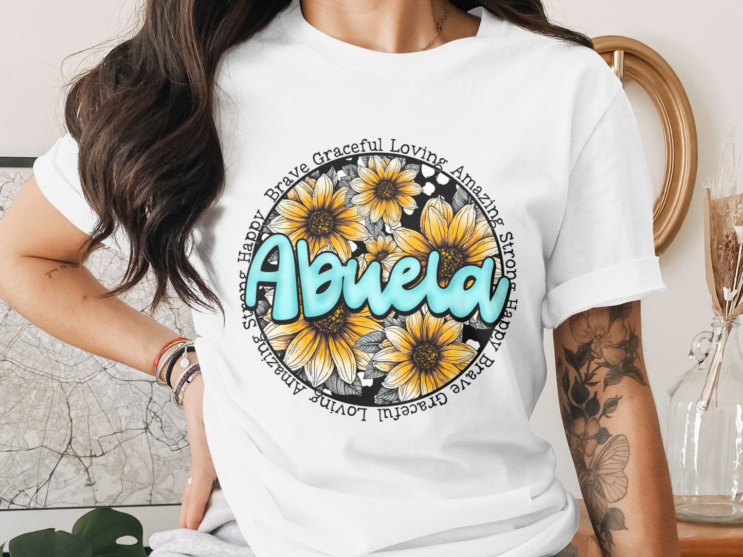 Abuela Brave Graceful Loving Amazing Strong Happy product
