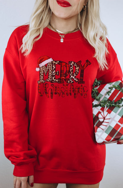 Festive Merry Christmas Sweatshirt for Holiday Season