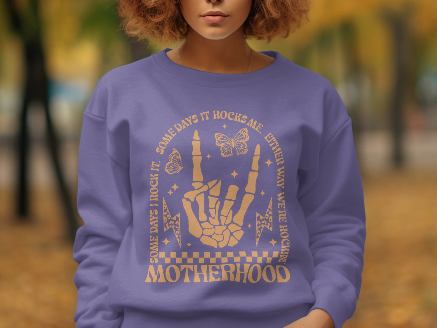 Rocking Motherhood Sweatshirt with Unique Design