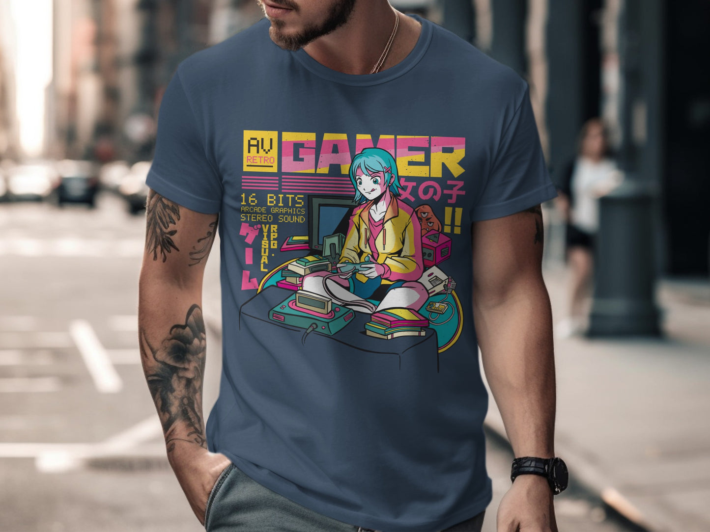 Retro Gamer 16 Bits Console Graphics T-shirt