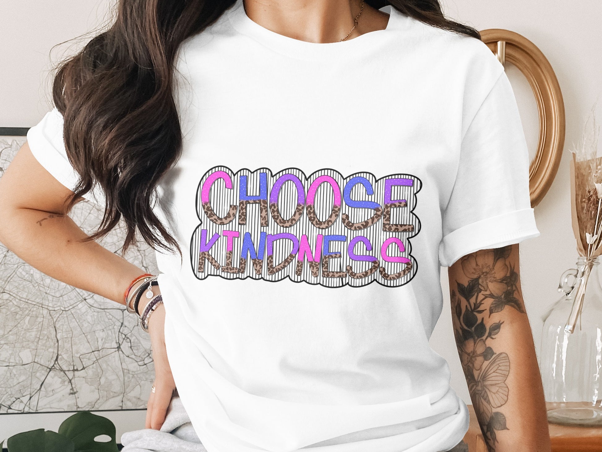Choose Kindness Graphic Tee Shirt Fashion Product