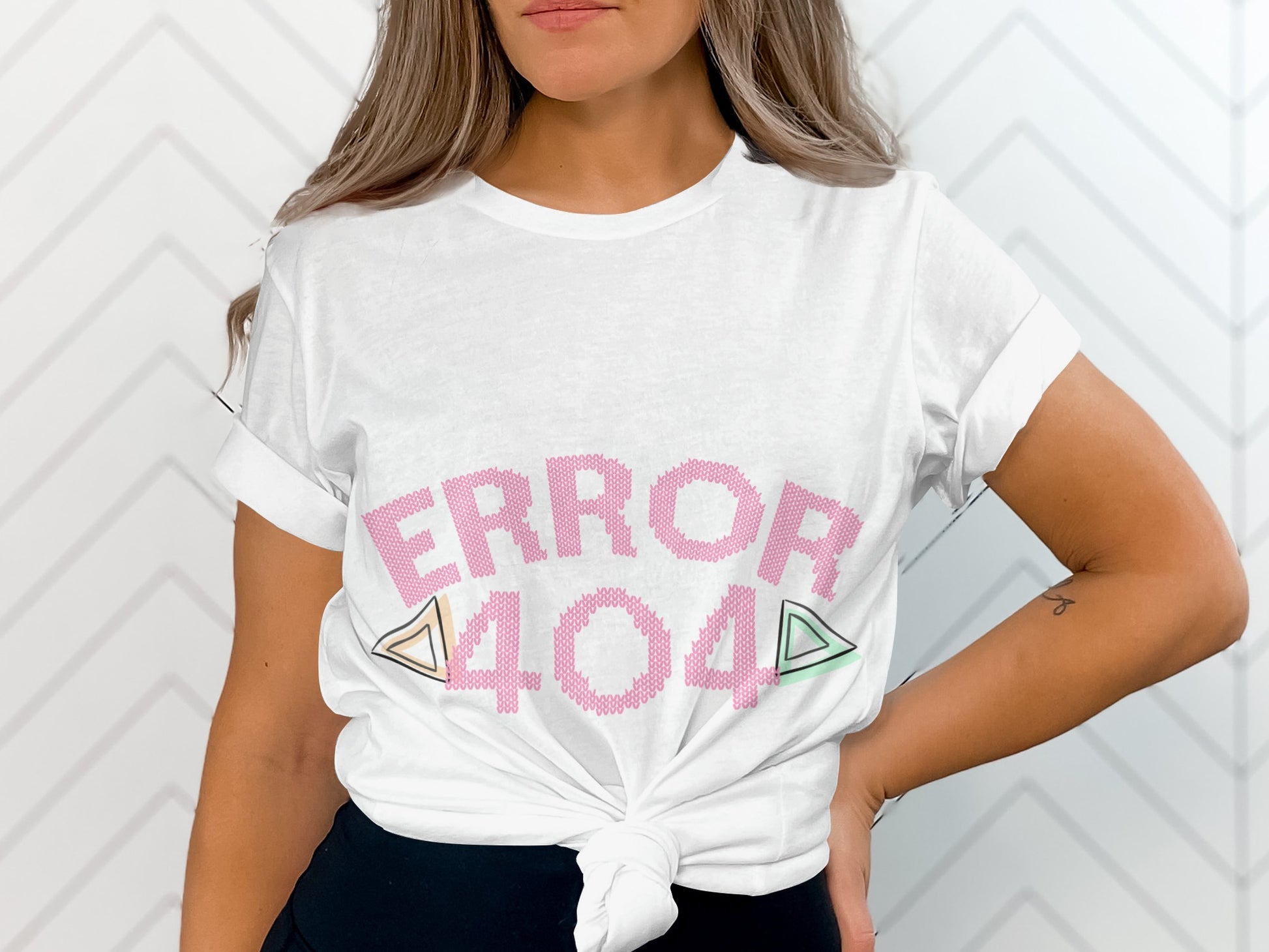 Trendy Error 404 Graphic Tee With Unique Design
