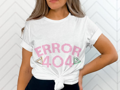 Trendy Error 404 Graphic Tee With Unique Design