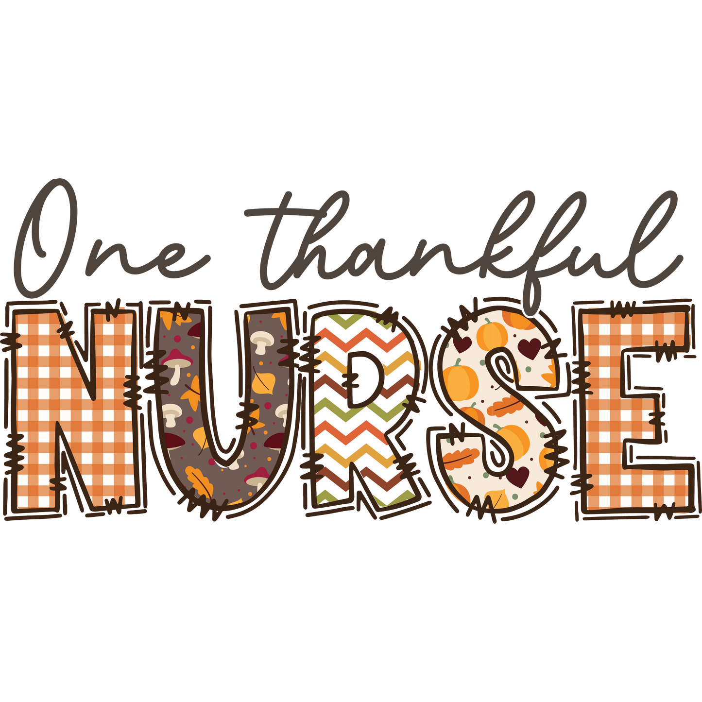 One Thankful Nurse Fall Themed Decor Product