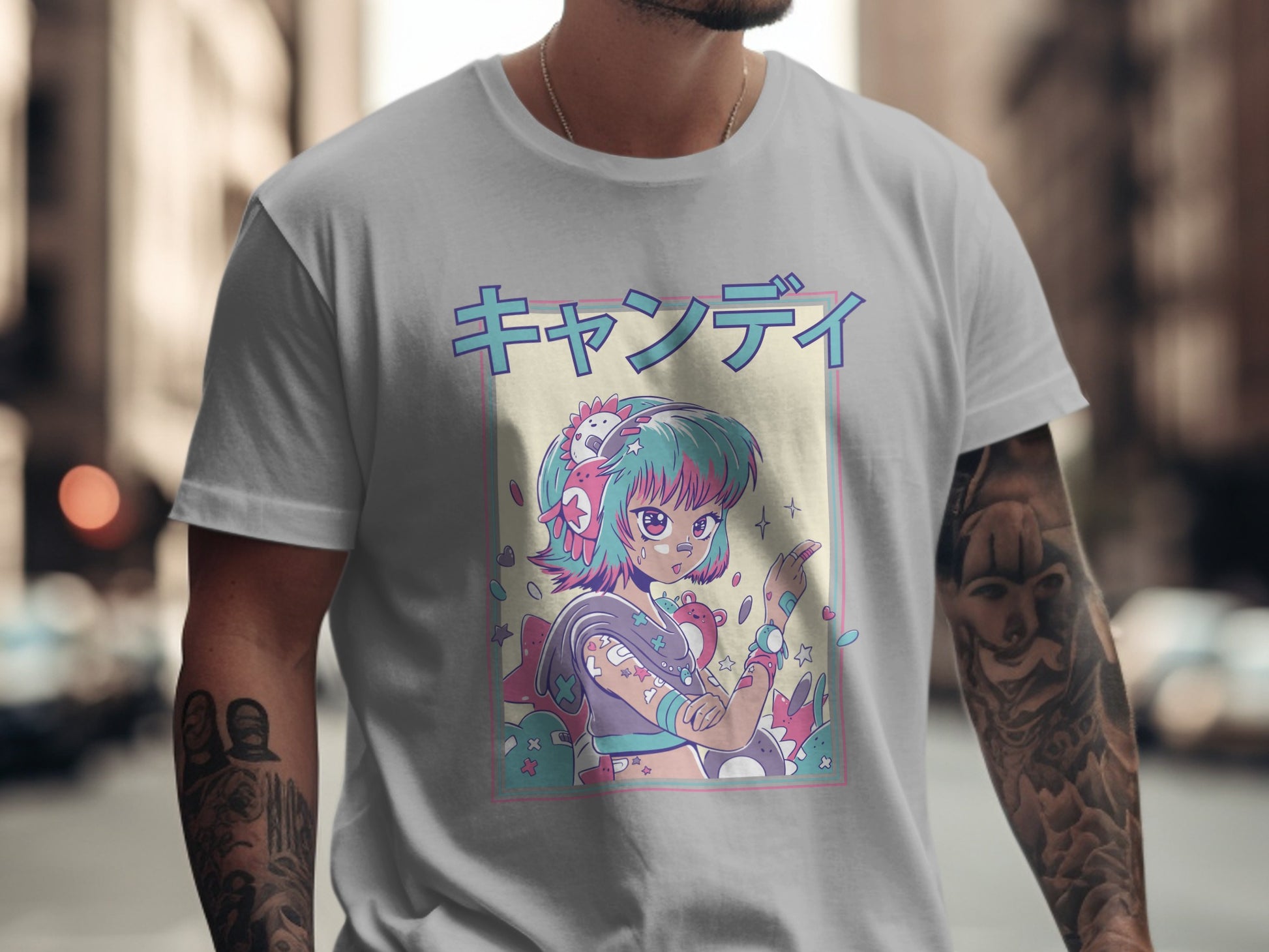Unique Graphic Streetwear Anime Style T-Shirt