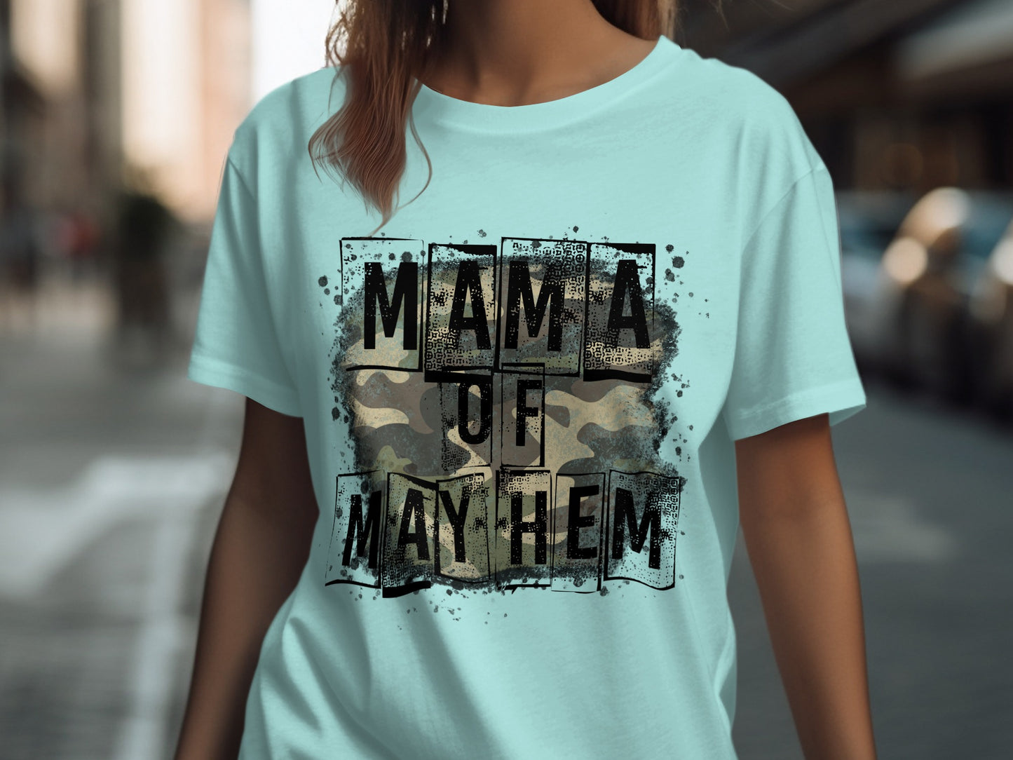 Mama of Mayhem Cool Graphic T-Shirt Product