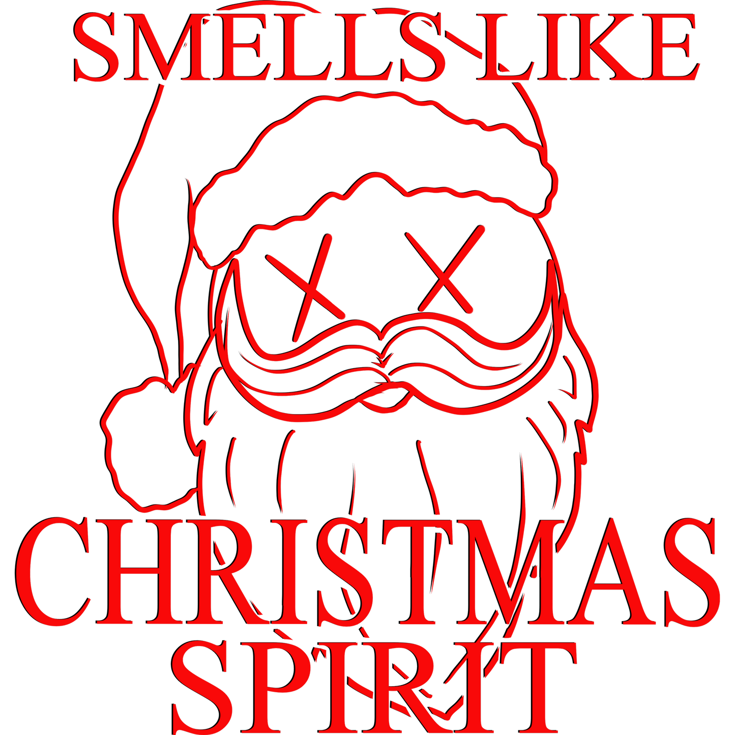 Smells Like Christmas Spirit graphic tee product