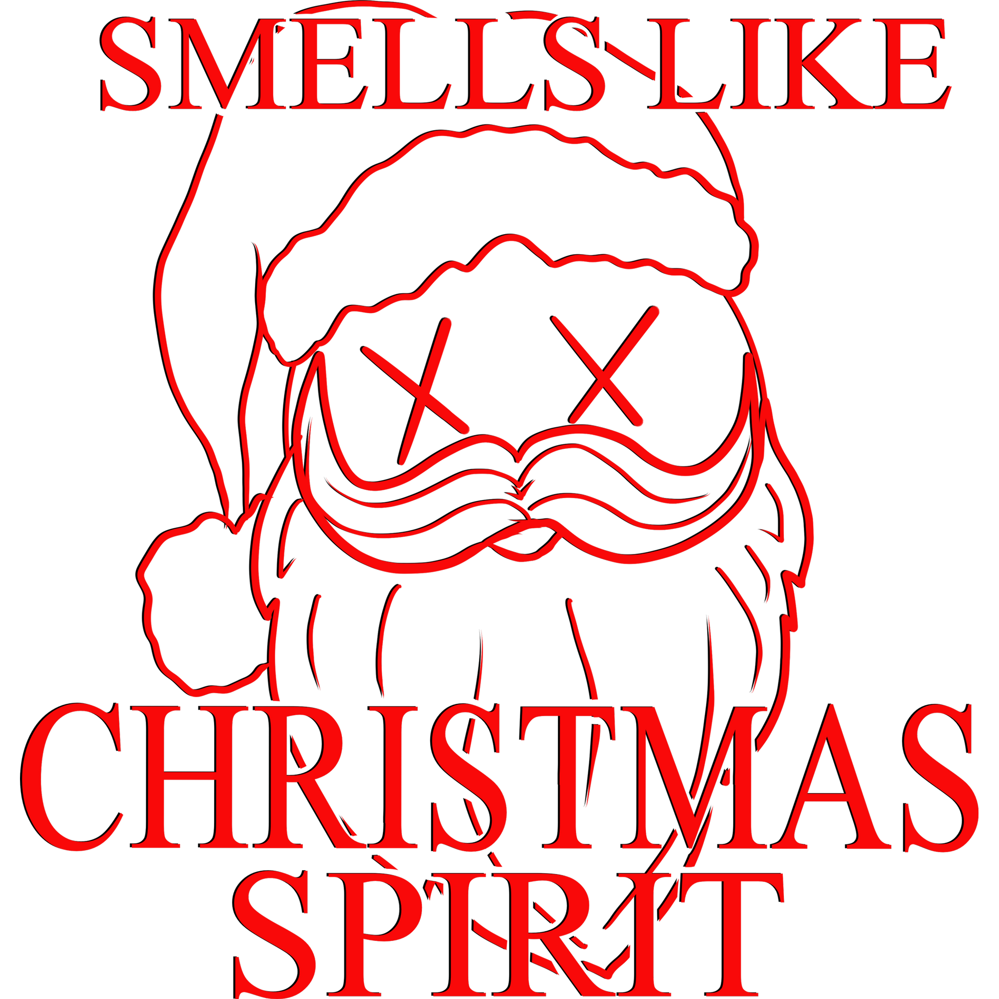 Smells Like Christmas Spirit graphic tee product