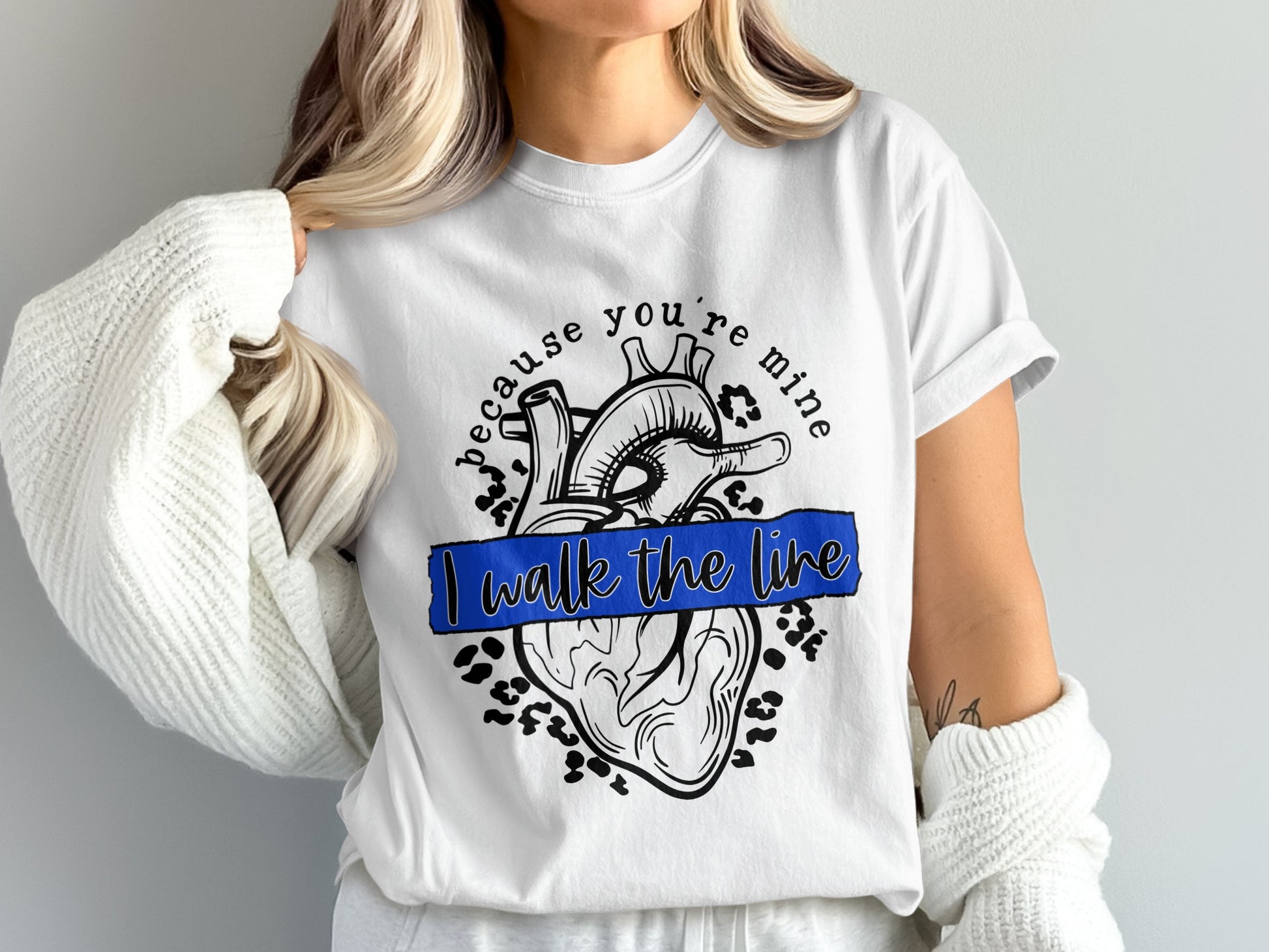 Because You're Mine I Walk The Line Graphic Tee