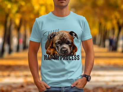Shhhhh Nap in Process Dog Lovers T-shirt