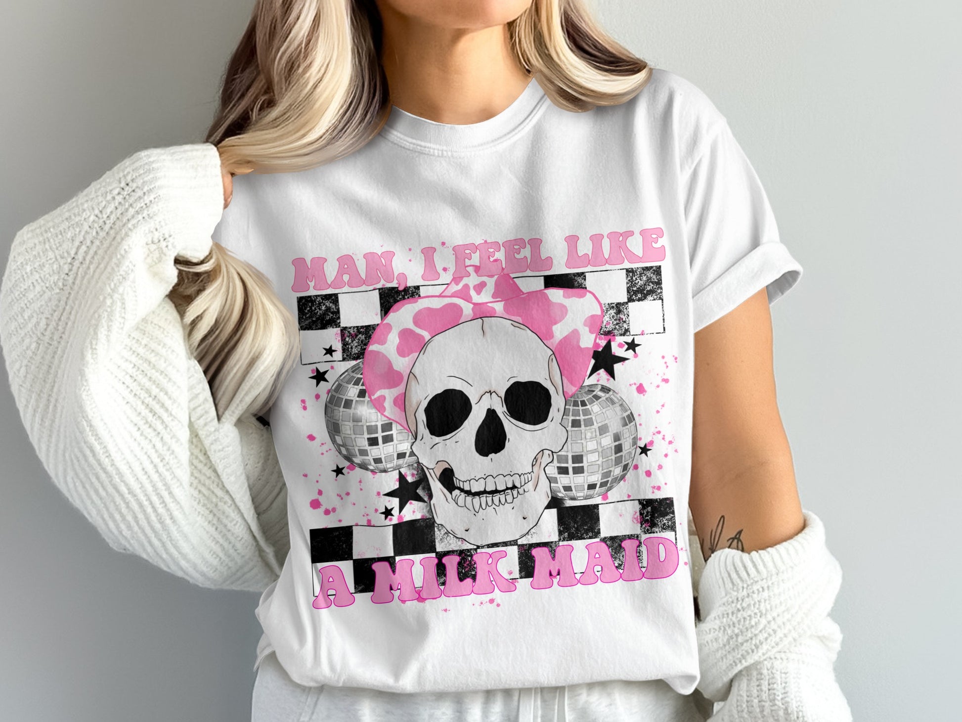 Man I Feel Like a Milk Maid Graphic Tee