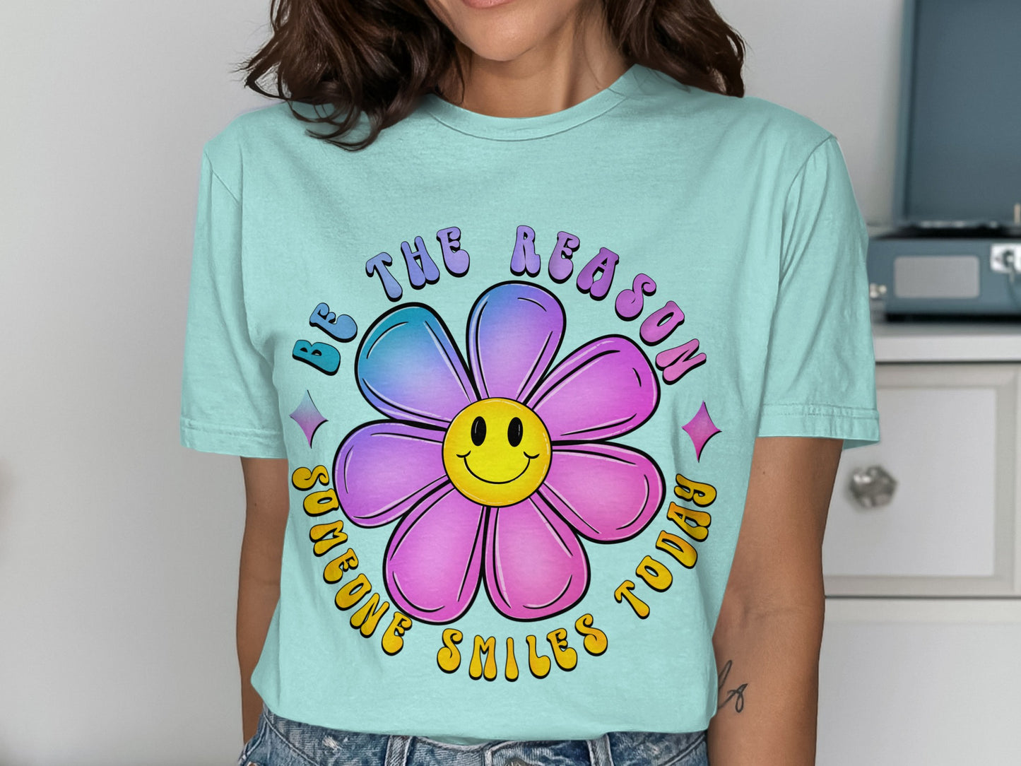 Be The Reason Someone Smiles Today Graphic Tee