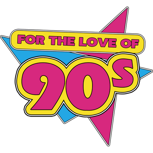 For the Love of 90s Colorful Retro Design product type