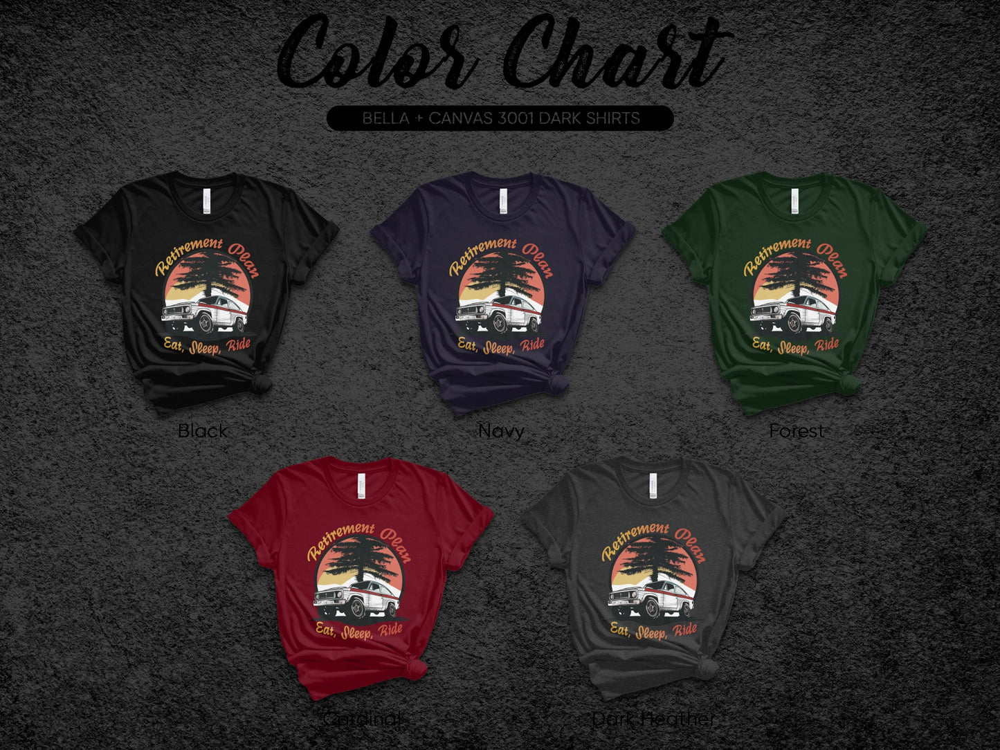 Retirement Overland Vehicle Adventure T-shirt