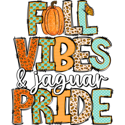 Fall Vibes and Jaguar Pride graphic design