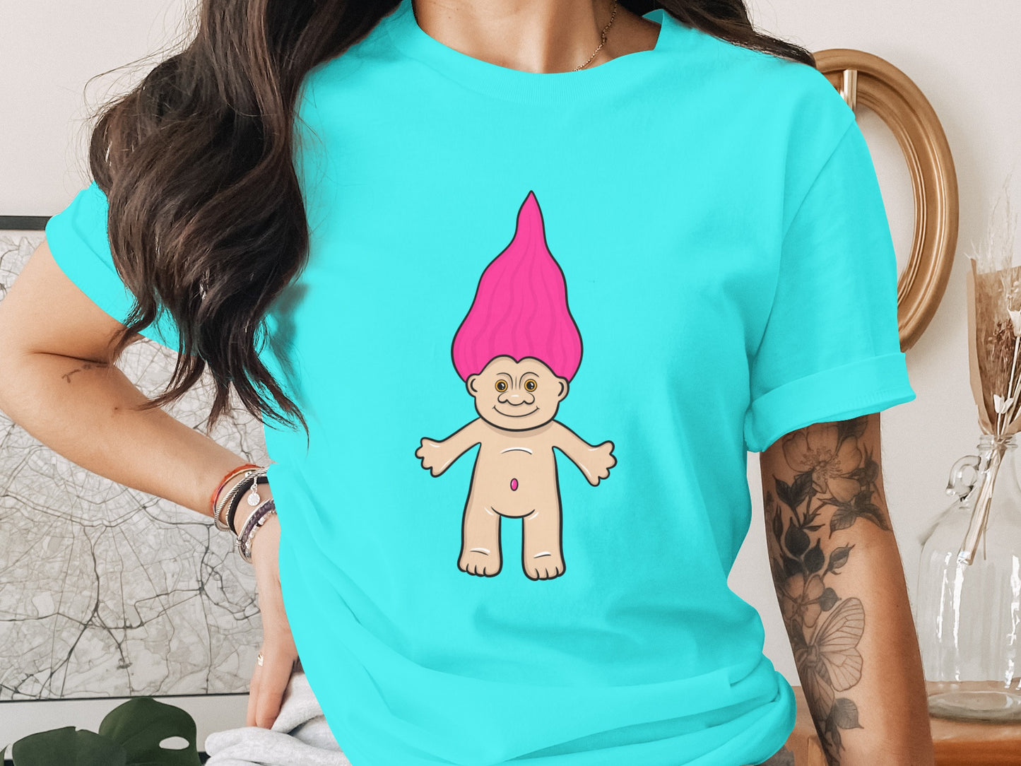 Retro Troll Doll Graphic Tee Product