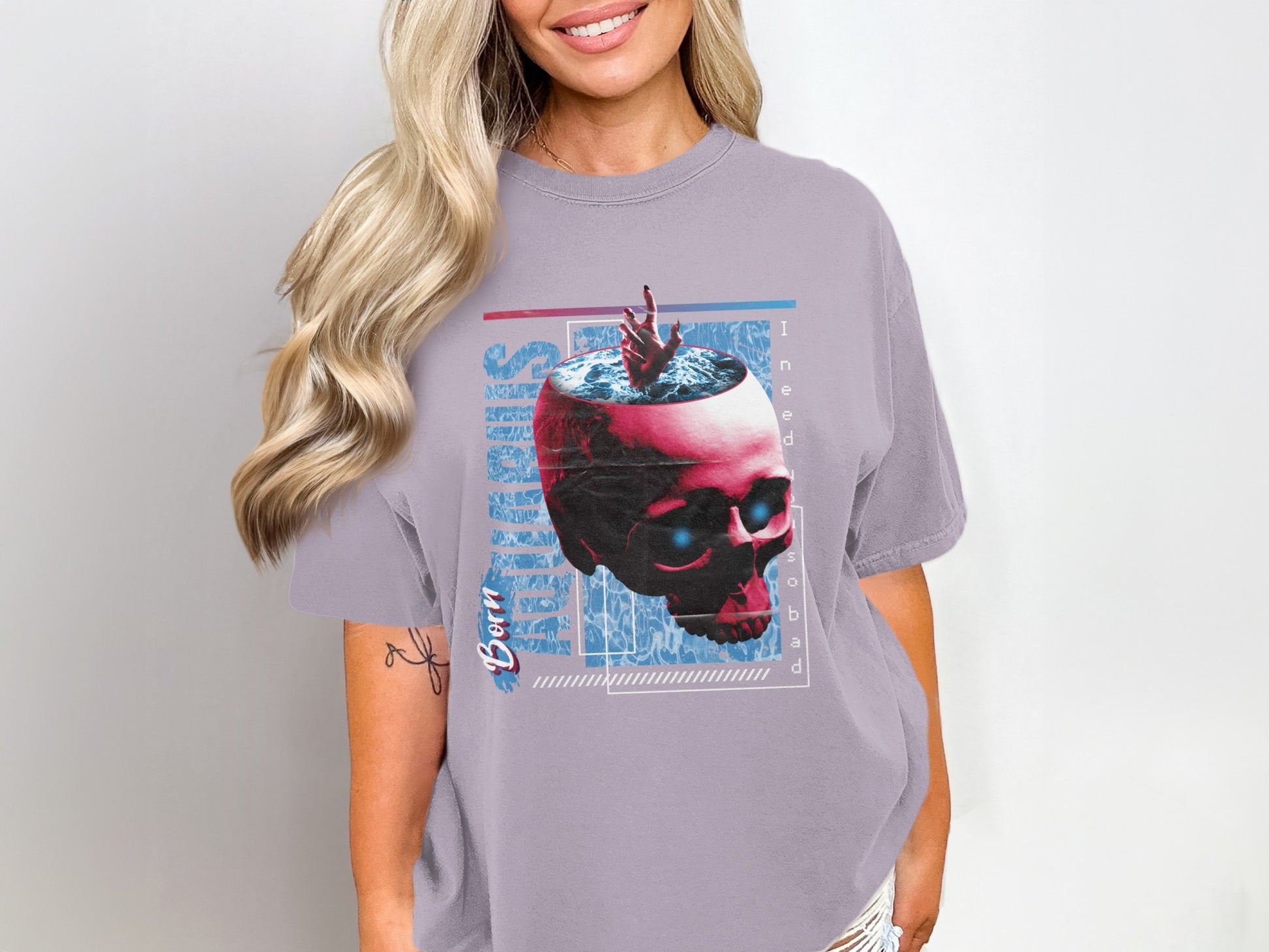 Unique Skull Art Graphic Design Fashion Apparel