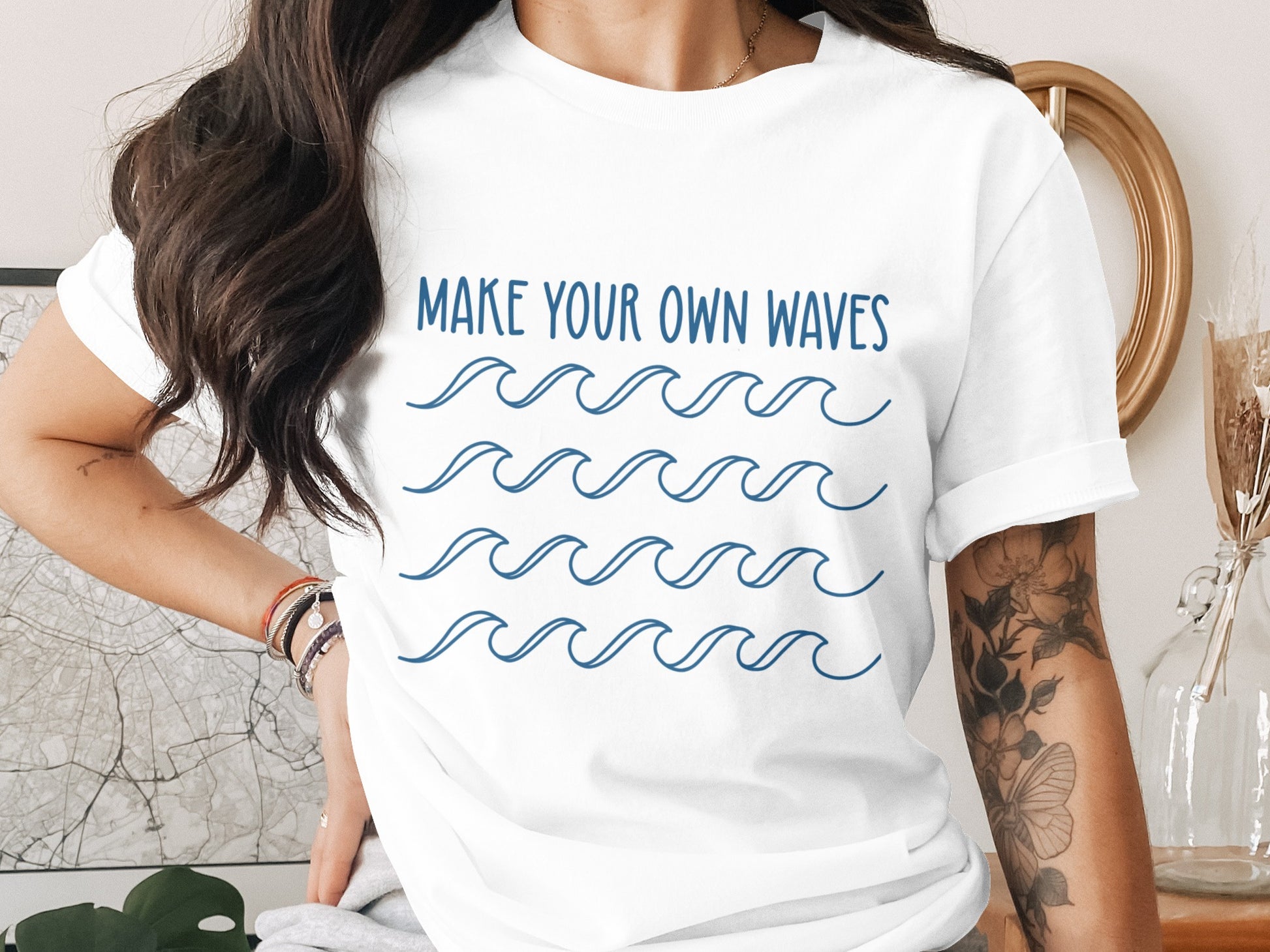 Make Your Own Waves Graphic T-Shirt Product