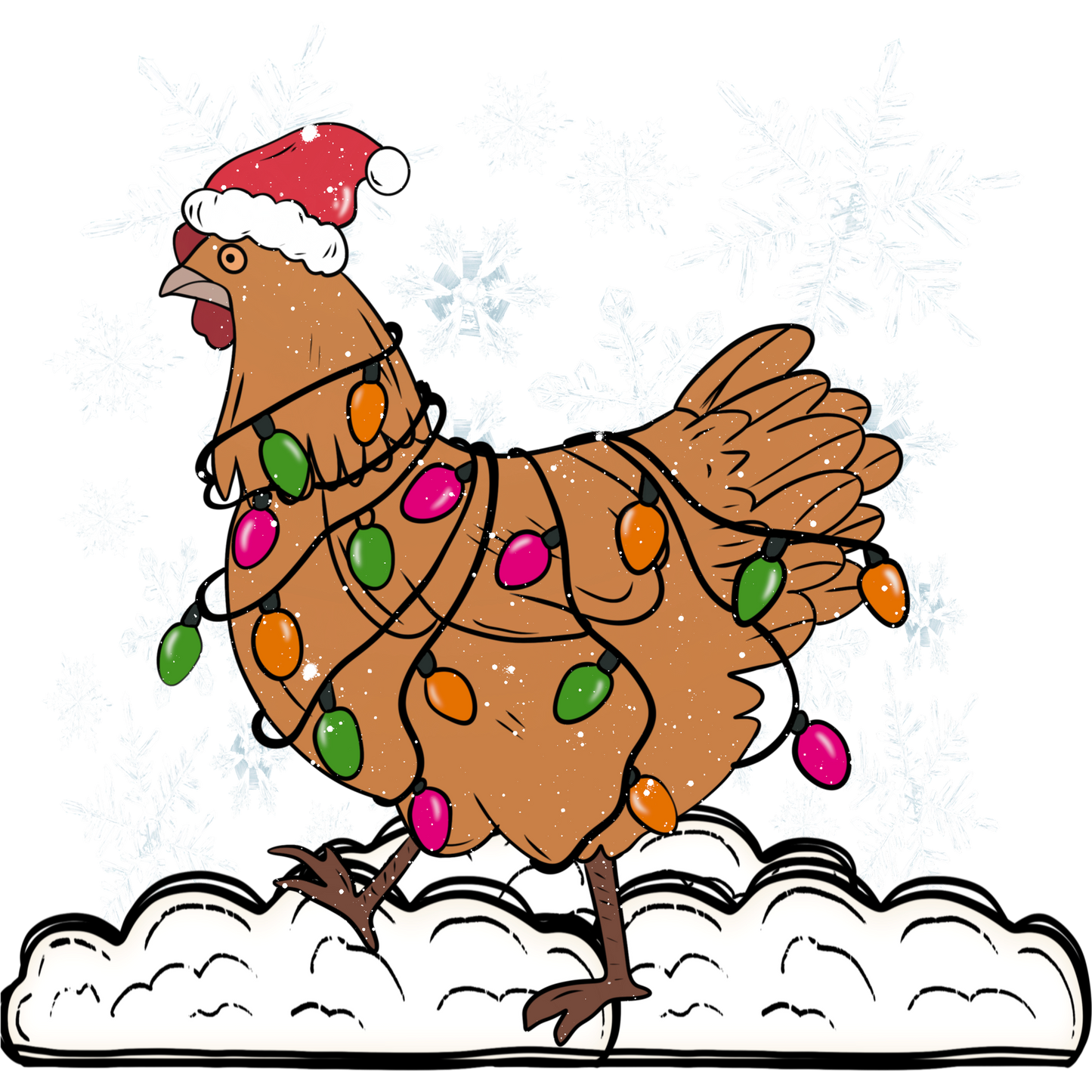 Christmas Chicken Wrapped in Lights Christmas product