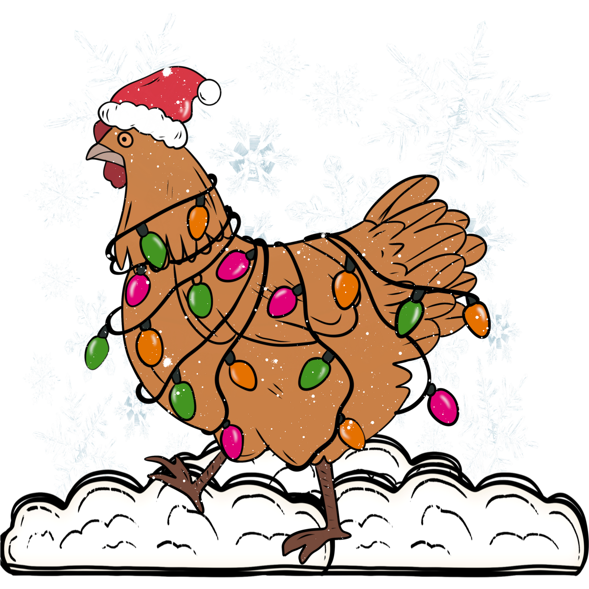 Christmas Chicken Wrapped in Lights Christmas product