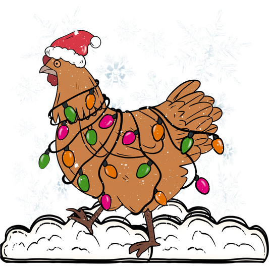 Christmas Chicken Wrapped in Lights Christmas product