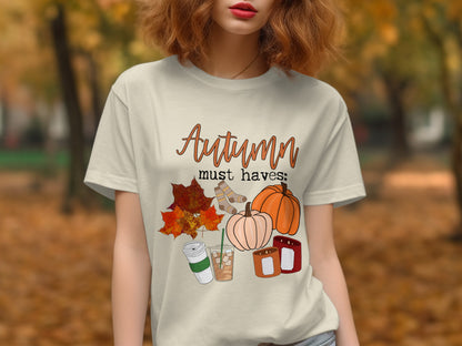 Autumn Must Haves Fall-Themed Graphic T-Shirt Product