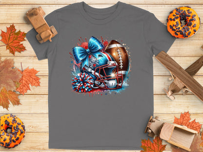 Festive Football Cheer Design T-Shirt product type