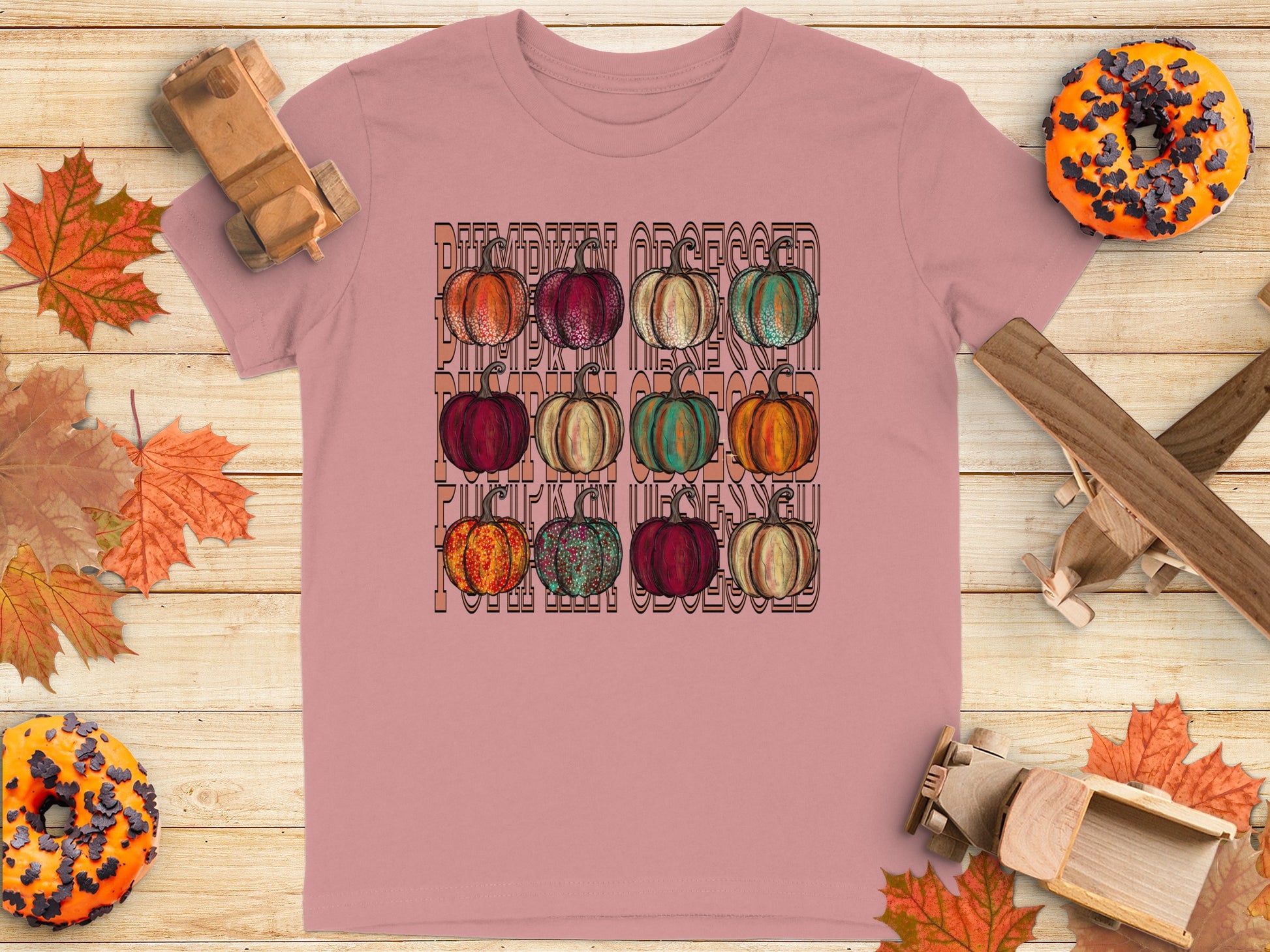 Pumpkin Variety Themed Graphic Tee Product