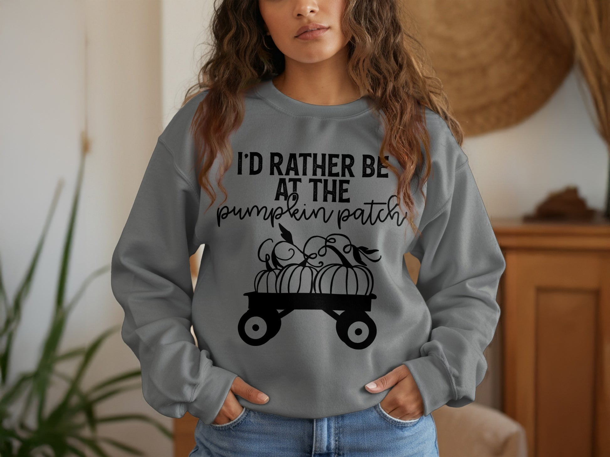 I'd Rather Be At The Pumpkin Patch Sweatshirt