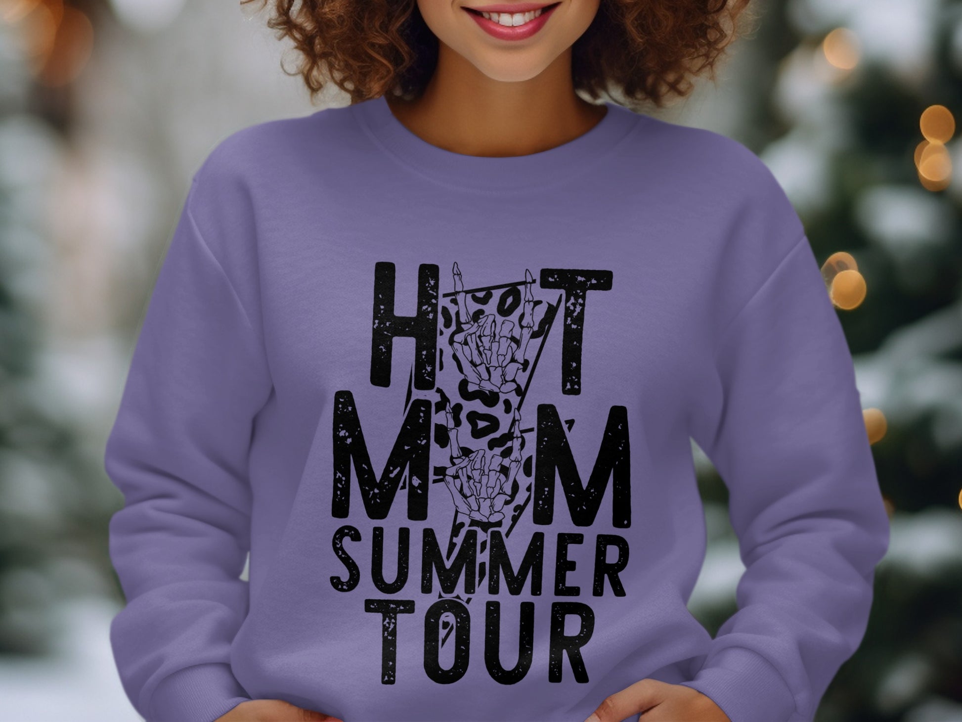 Trendy Hot Mom Summer Tour Sweatshirt Fashionable Apparel