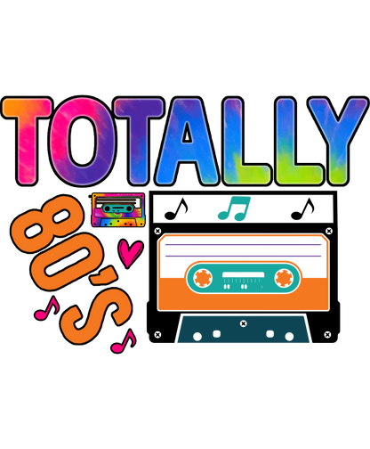 Totally 80's Retro Music Cassette Tape Themed Art Print