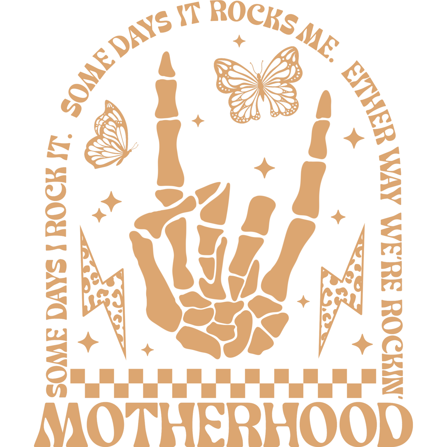 Some Days I Rock It Some Days It Rocks Me Motherhood
