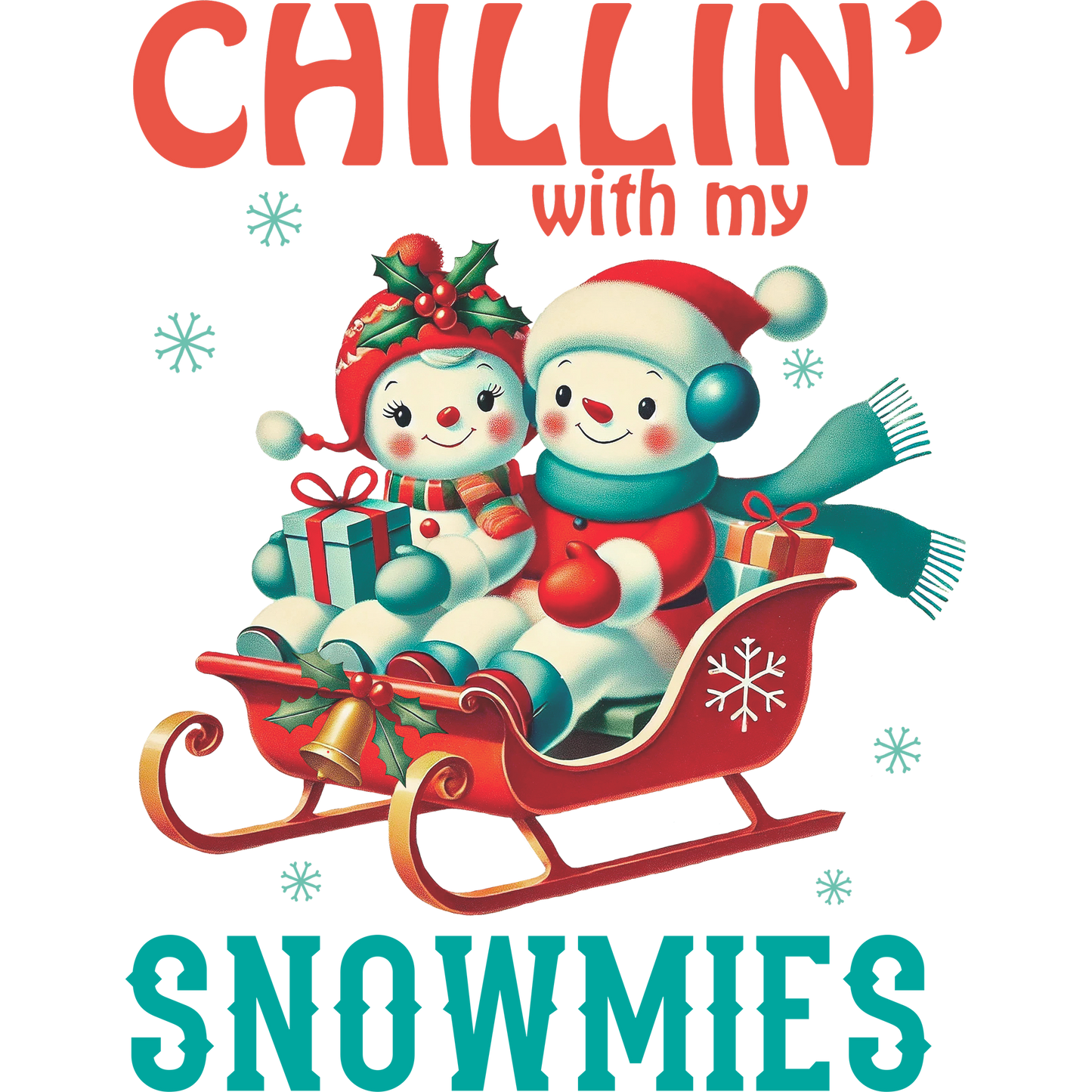 Chillin' with My Snowmies Christmas decor