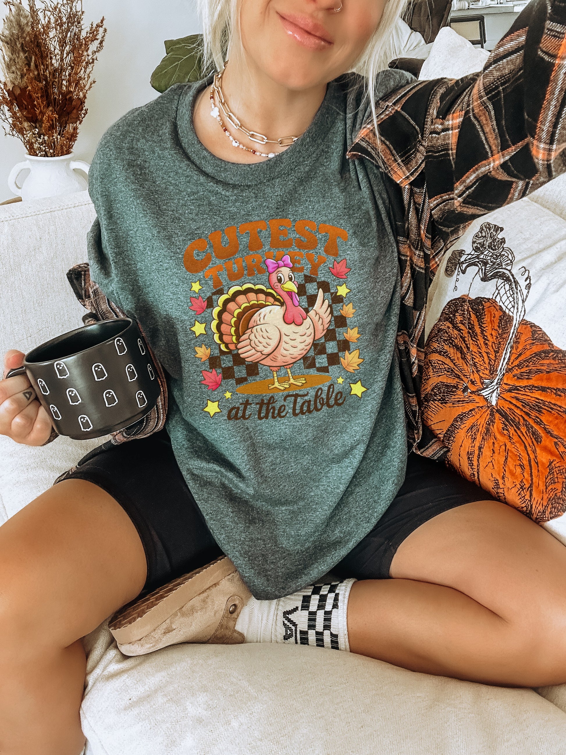 Cutest Turkey At The Table Graphic Tee