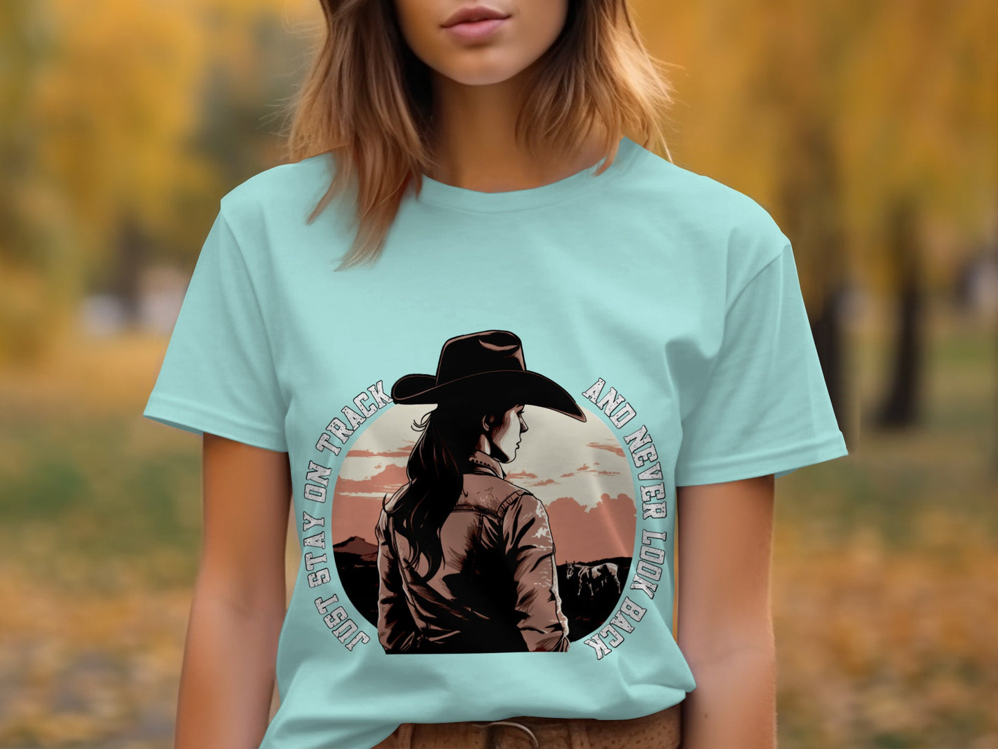 Just Stay On Track And Never Look Back T-Shirt