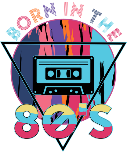 Born in the 80's Cassette Tape Retro Design product