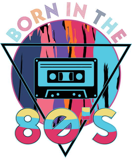 Born in the 80's Cassette Tape Retro Design product